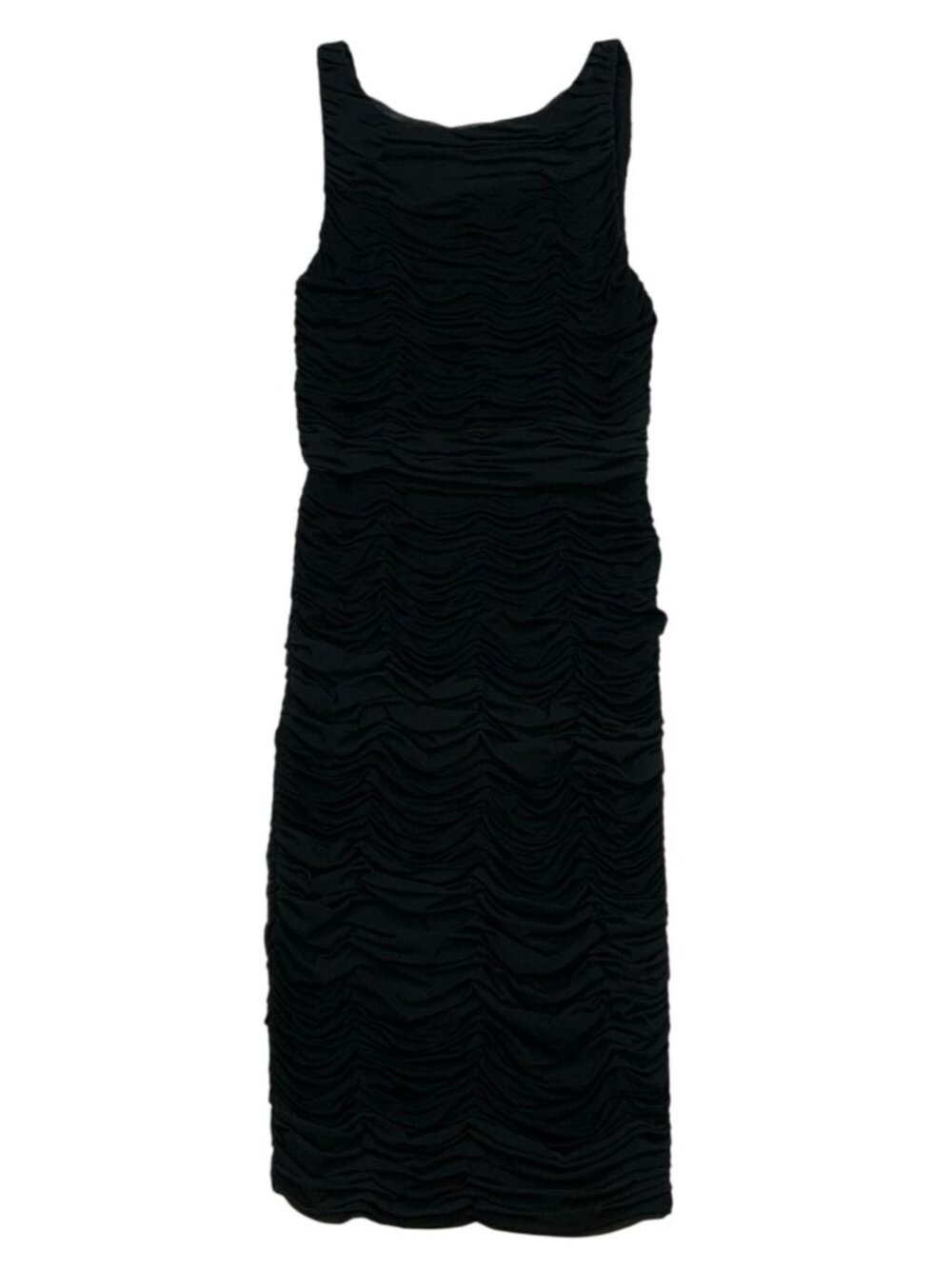 Alice + Olivia Tilly Sleeveless Ruched Dress S Black - Picture 14 of 16